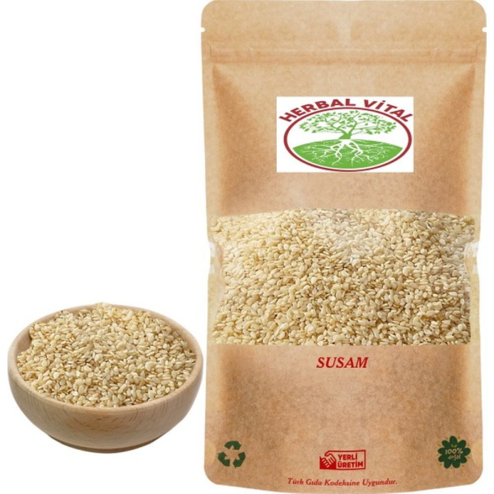Herbal Vital Sarı Yerli Susam 1 kg Baharat Fiyatı