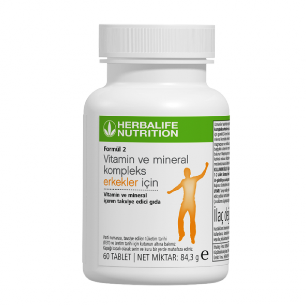 Herbalife F2 Formul 2 Vitamin Ve Mineral Kompleks Erkekler Icin 60 Tablet Kişisel Bakım Gereçleri Fiyatı