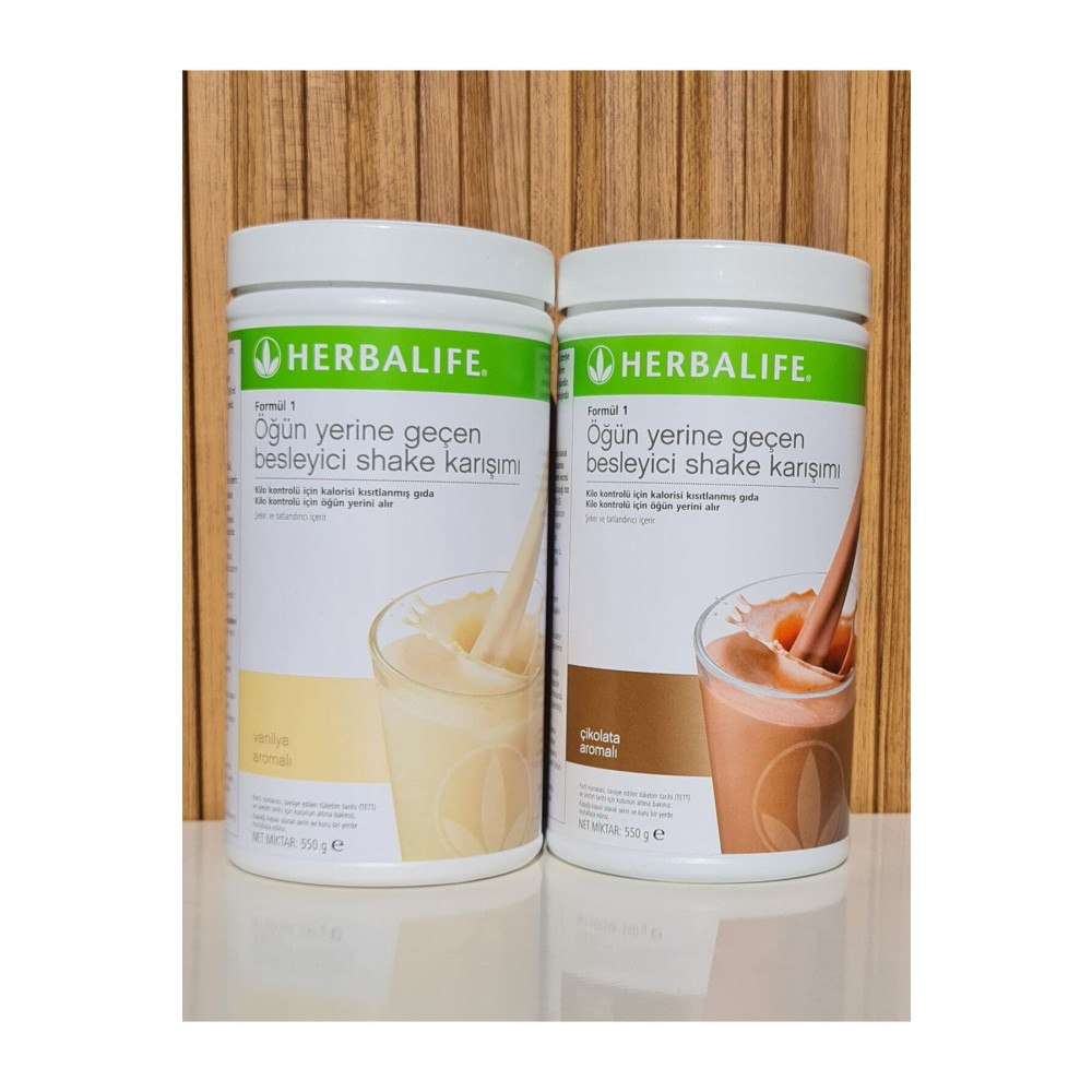 Herbalife Formül 1 Öğün Yerine Geçen Besleyici Shake Karışımı Çikolata + Vanilya 550 gr Sağlık Fiyatı