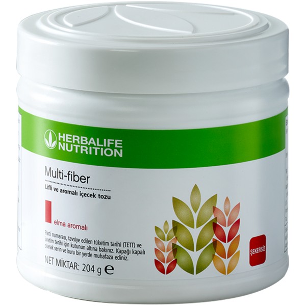 Herbalife Multifiber Elma Aromalı Lifli İçecek Tozu 204 gr Günlük Lif Takviyesi Türkiye Menşeli Diğer Fiyatı