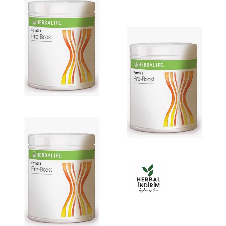 Herbalife ProBoost Protein İçeceği Tozu 3’lü Paket Günlük Protein Desteği Diğer Fiyatı
