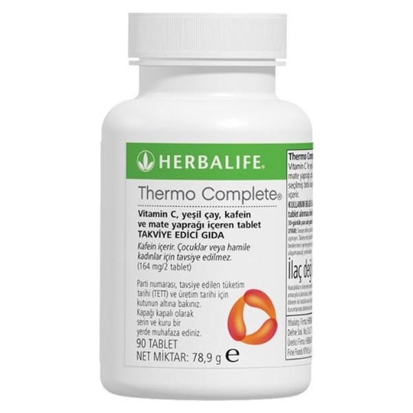 Herbalife Thermo Complete™ 90 Tablet C Vitamini ve Yeşil Çay İçeren Takviye Edici Gıda Diğer Fiyatı