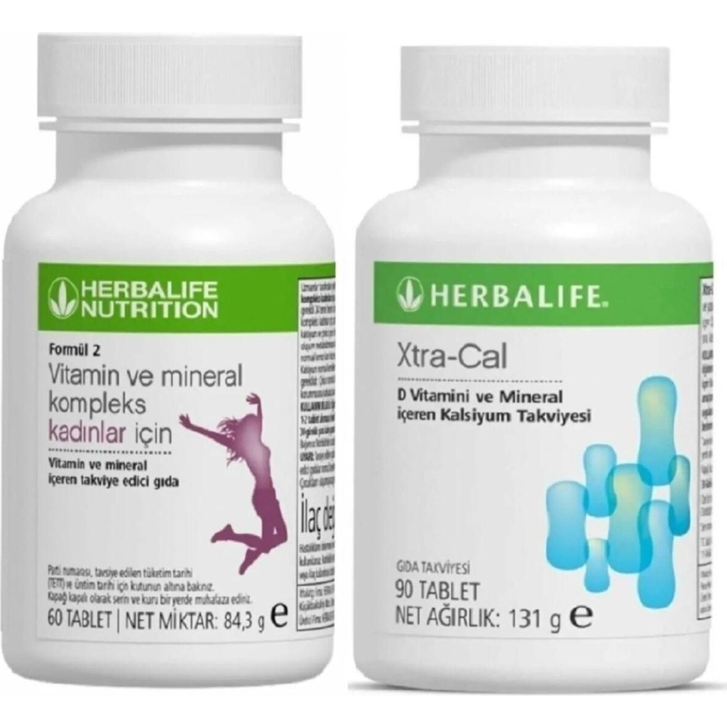 Herbalife Xtra-Cal Kadınlar İçin Kalsiyum Takviyesi 90 Tablet Vitamin ve Mineral İçerir - -- Diğer Fiyatı