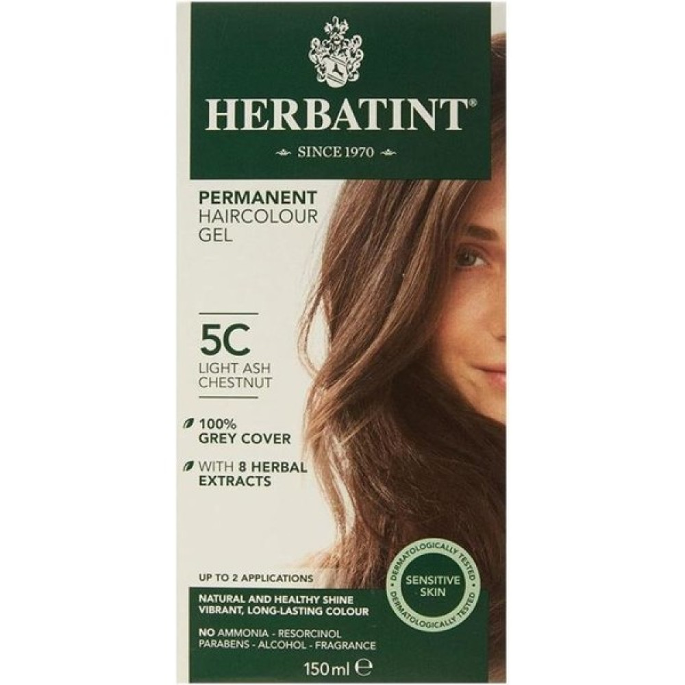 Herbatint 5c Light Ash Chestnut (Açık Küllü Kestane) 150 ml Bitkisel Saç Boyası Saç Boyası Fiyatı