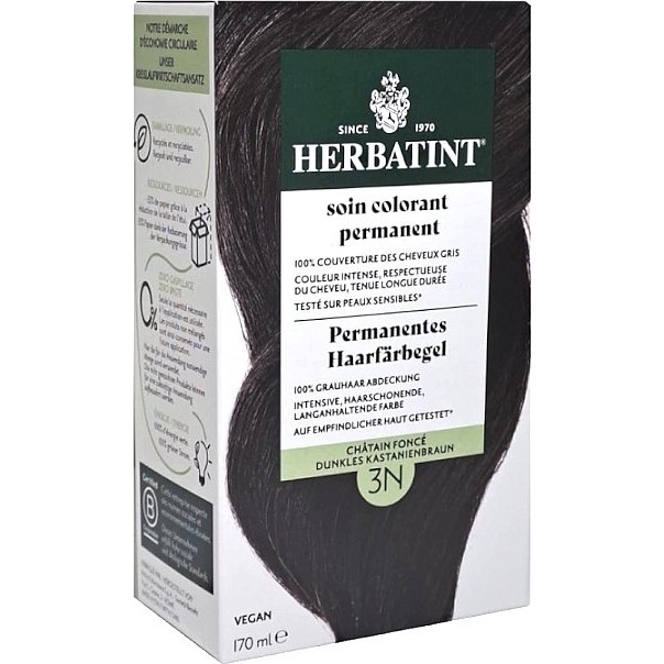 Herbatint Saç Boyası 3n Dark Chestnut - Koyu Kestane Saç Boyası Fiyatı