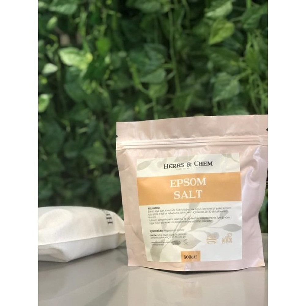 Herbs & Chem E Epsom Tuzu 500 gr Duş Jelleri ve Banyo Köpükleri Fiyatı