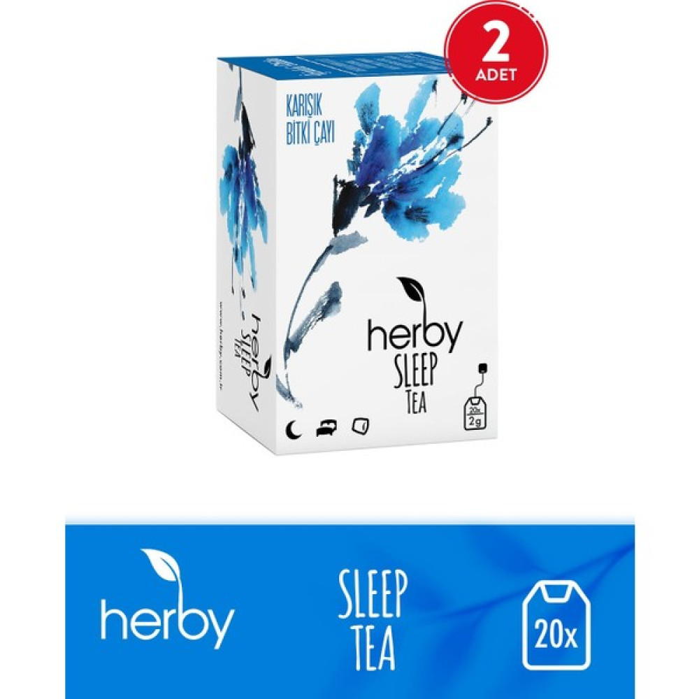 Herby Sleep Tea Uyku Öncesi Pasifloralı Bitki Çayı 2'li Paket Çay Fiyatı