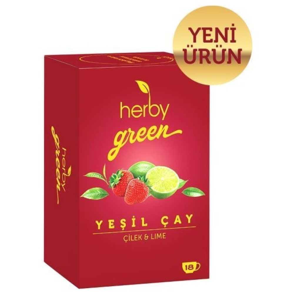Herby Yeşil Çay Çilek ve Lime Çay Fiyatı