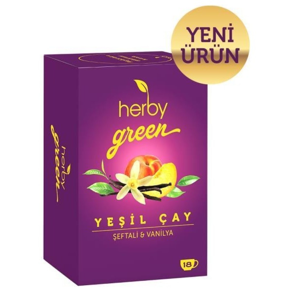 Herby Yeşil Çay Şeftali ve Vanilya Çay Fiyatı