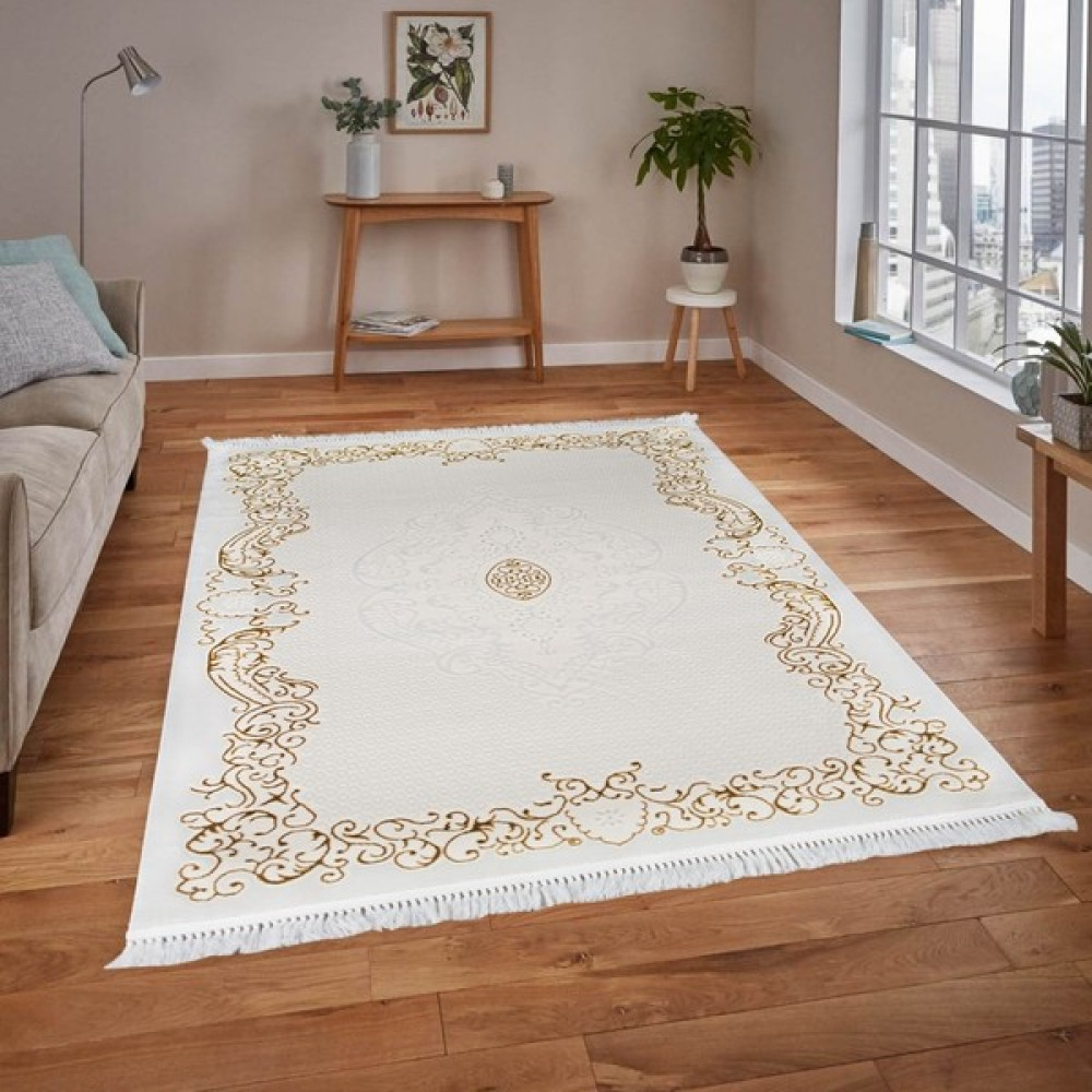 Hereke Abant Halı 1003 200 x 290 cm (6 M2) Modern Yün Halı - Gri - 200 x 290 cm Salon Halısı Fiyatı