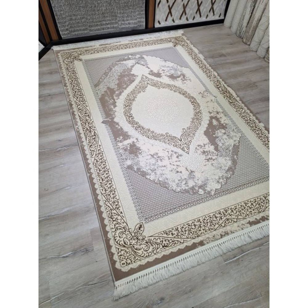 Hereke Halı 6826 200 x 290 cm (6m2) Modern Yün Halı - Vizon Salon Halısı Fiyatı