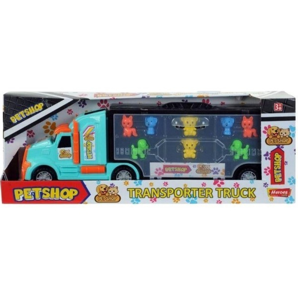 Hereos Çantalı Pet Shop Taşıyıcı Tır Oyuncak Araç Fiyatı