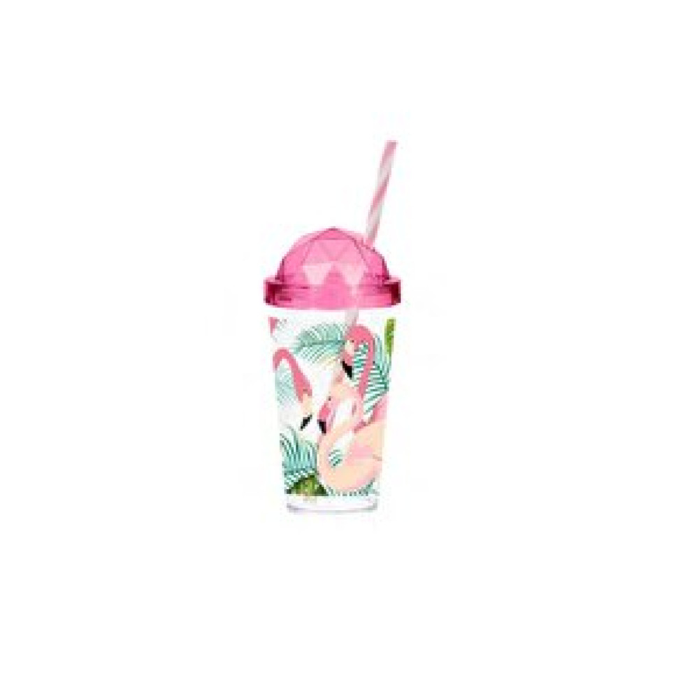 Herevin 660cc Desenli Pipet Bardak Flamingo Fincan / Bardak / Kahve Takımı Fiyatı