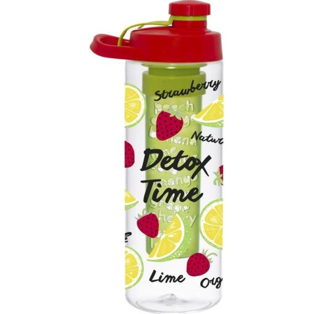 Herevin Infuserli Çilek Desen Detox Matara 650 ml Suluk Fiyatı