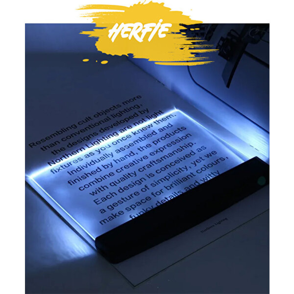 Herfie Kitap Arası Çevreyi Rahatsız Etmeyen Göz Yormayan LED Panel Aydınlatma Kafa Feneri Fiyatı