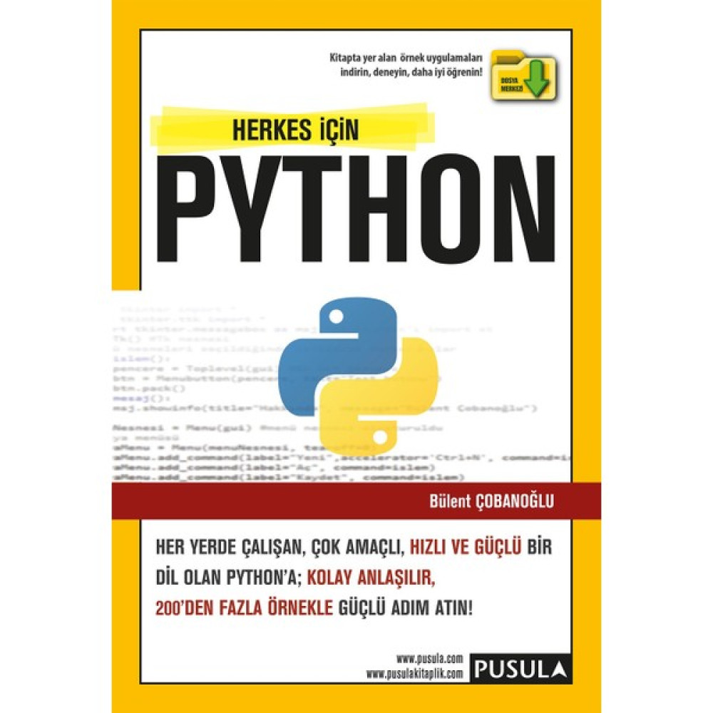 Herkes İçin Python - Bülent Çobanoğlu Bilgisayar Kitapları Fiyatı