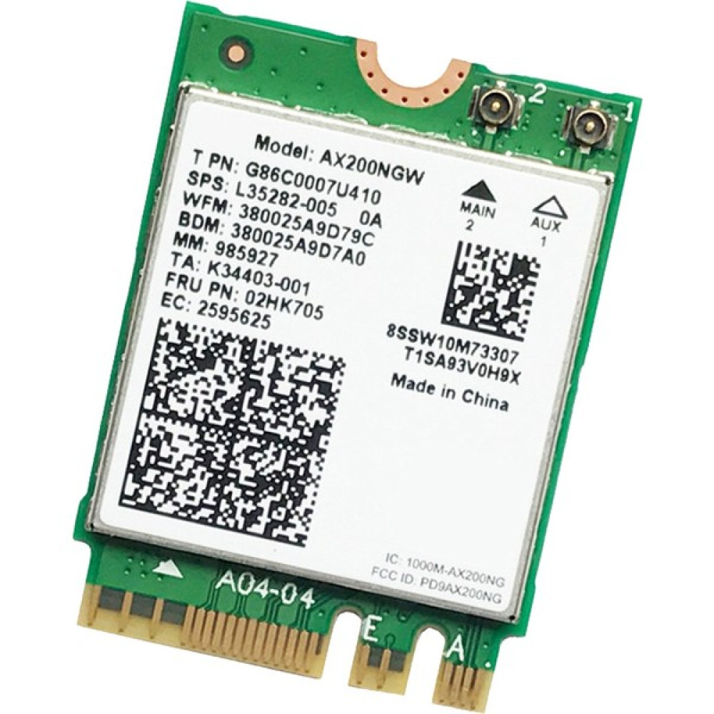 Hermoso AX200 AX200NGW Ağ Kartı M.2 Ngff Wifi Kartı Bluetooth 5.0 Wifi 6 (Yurt Dışından) - 1 Adet Network Aksesuarları Fiyatı