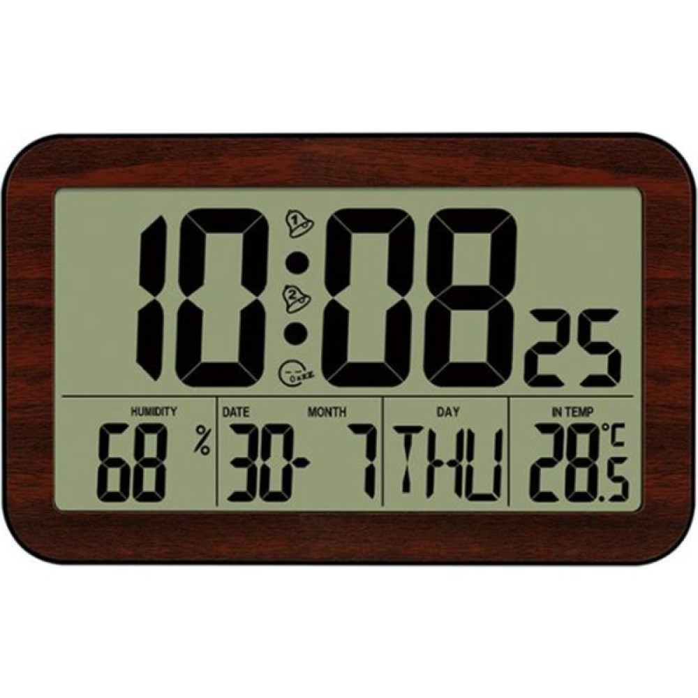 Hermoso Büyük Ekran Dijital Duvar Saati Ev Elektronik Duvar Saati B (Yurt Dışından) - Siyah - 10 x 10 x 15 cm Dekoratif Saat Fiyatı
