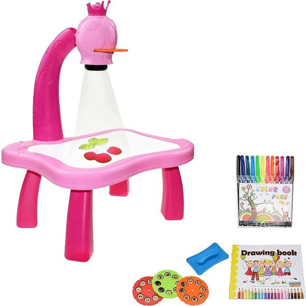 Hermoso Çocuk Çizim Projektör Masası Izleme ve Çizim Oyuncakları, Pembe (Yurt Dışından) Eğitici Oyuncak Fiyatı