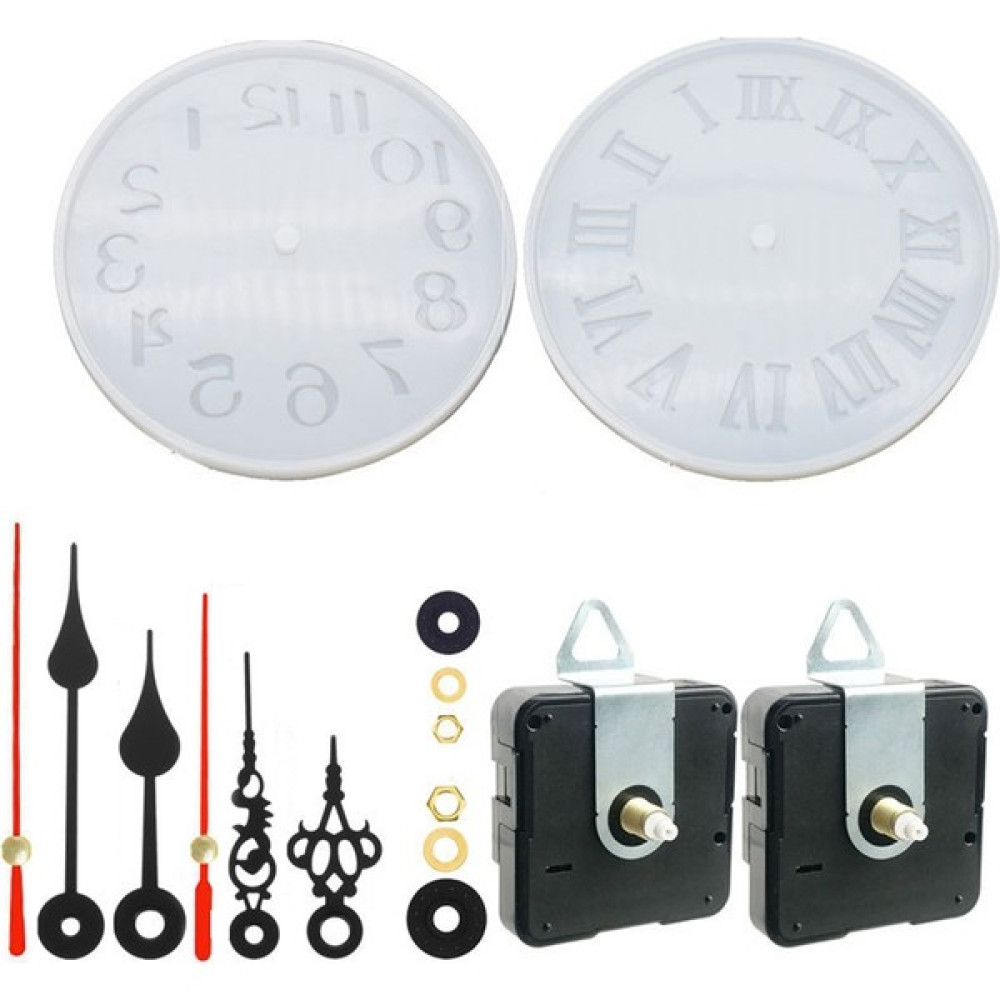Hermoso Duvar Saati Hareket Mekanizması Clockwork Kuvars Duvar Saati Hareketi (Yurt Dışından) - Siyah - 10 cm Dekoratif Saat Fiyatı