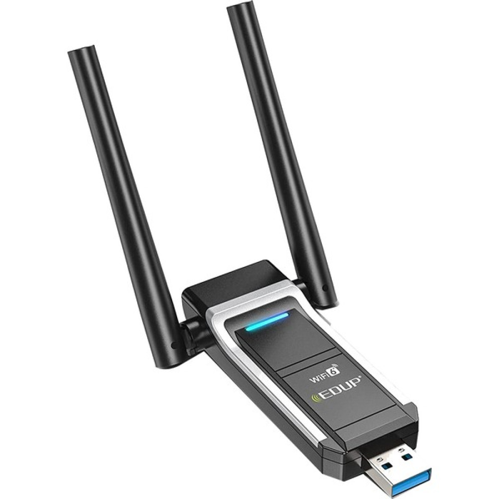 Hermoso Edup AX1800M Pc Için USB Wıfı 6 Adaptörü 802.11AX, USB 3.0 Wifi Dongle (Yurt Dışından) - 1 Adet Network Aksesuarları Fiyatı
