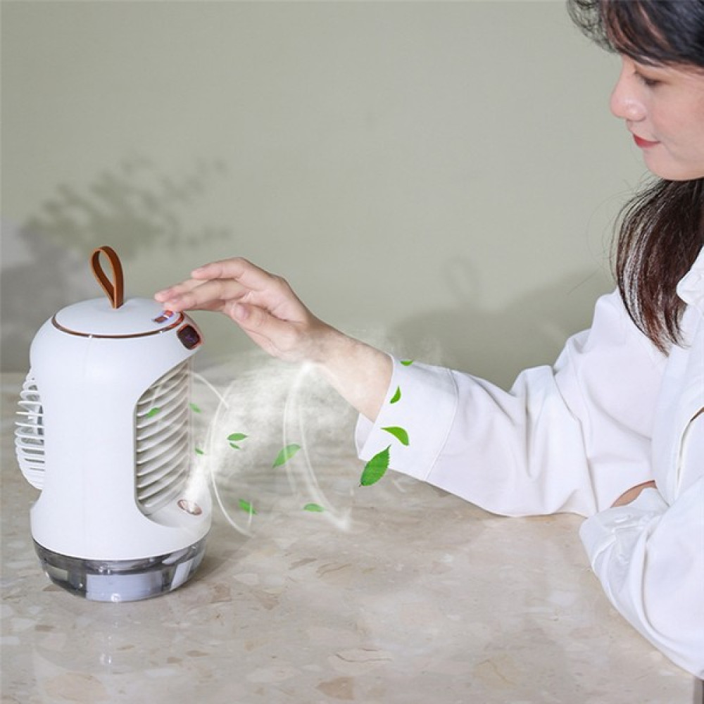 Hermoso Klima Elektrikli Fan USB Su Su Buharlı Vantilatör Silen Masaüstü Fanı (Yurt Dışından) - Beyaz Vantilatörler Fiyatı