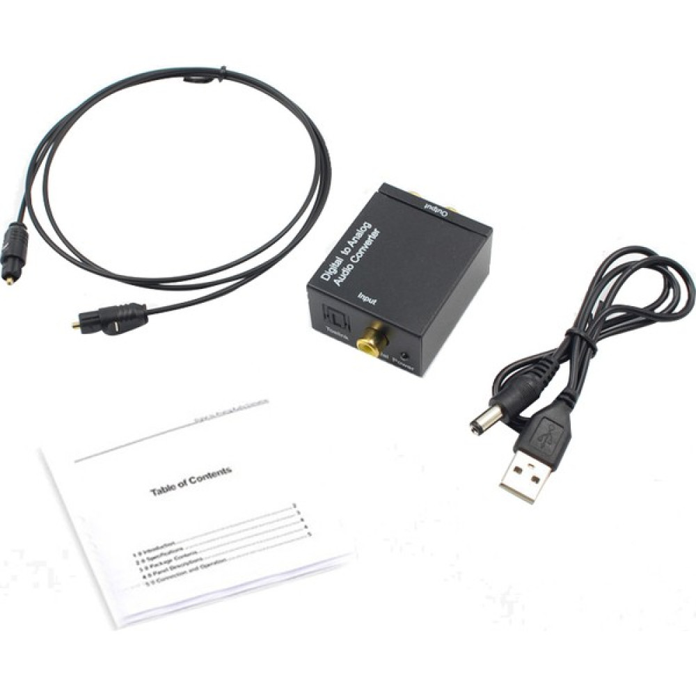 Hermoso Optik Koaksiyel Toslink Dijitalden Analog Ses Adaptörüne Rca L/r 3.5mm (Yurt Dışından) - Siyah - 1,4 m Görüntü Kablosu Fiyatı