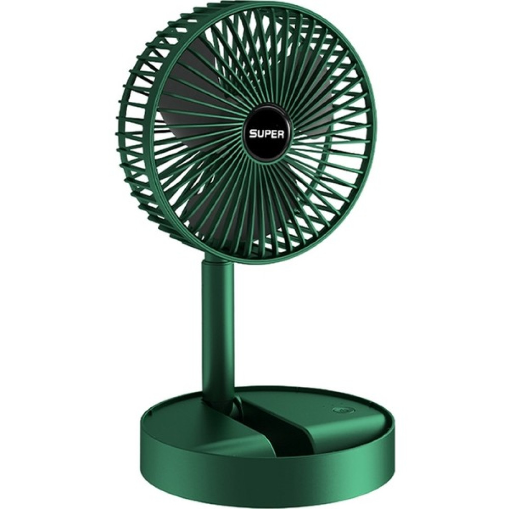 Hermoso Taşınabilir USB Şarj Edilebilir Fan Ofis Ev Katlanabilir Fan Yeşil (Yurt Dışından) Vantilatörler Fiyatı