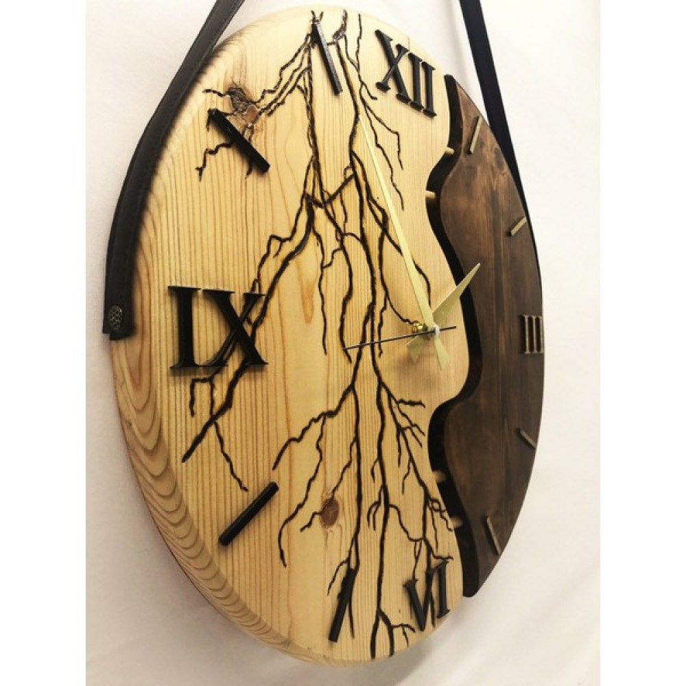 herneswood El Yapımı Ahşap Duvar Saati 44 Cm. Dekoratif Saat Fiyatı