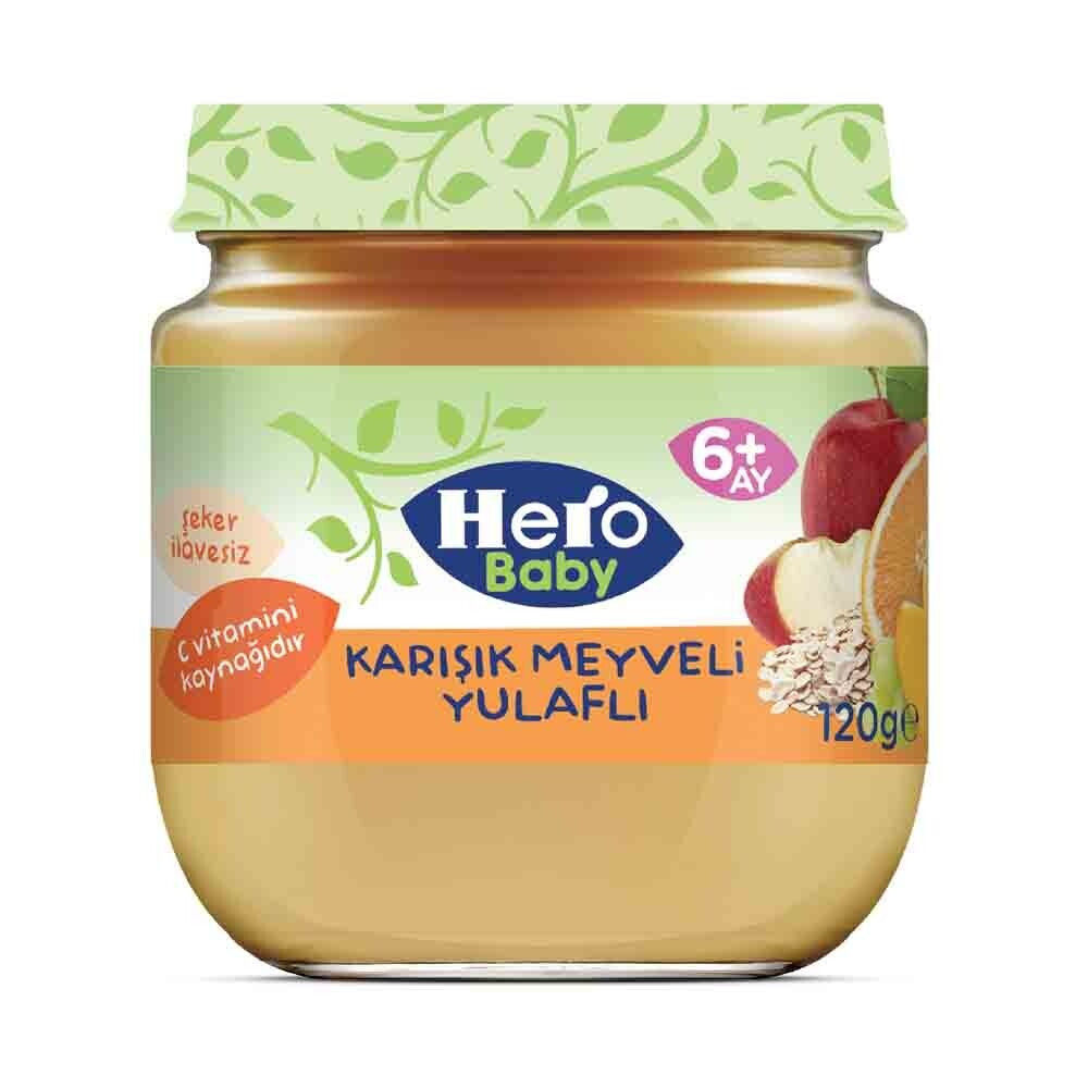 Hero Baby Karışık Meyve Yulaf 120 Gr Bebek Mamaları Fiyatı