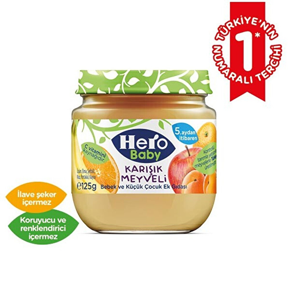 Hero Baby Karışık Meyveli Bebek Mamaları Fiyatı
