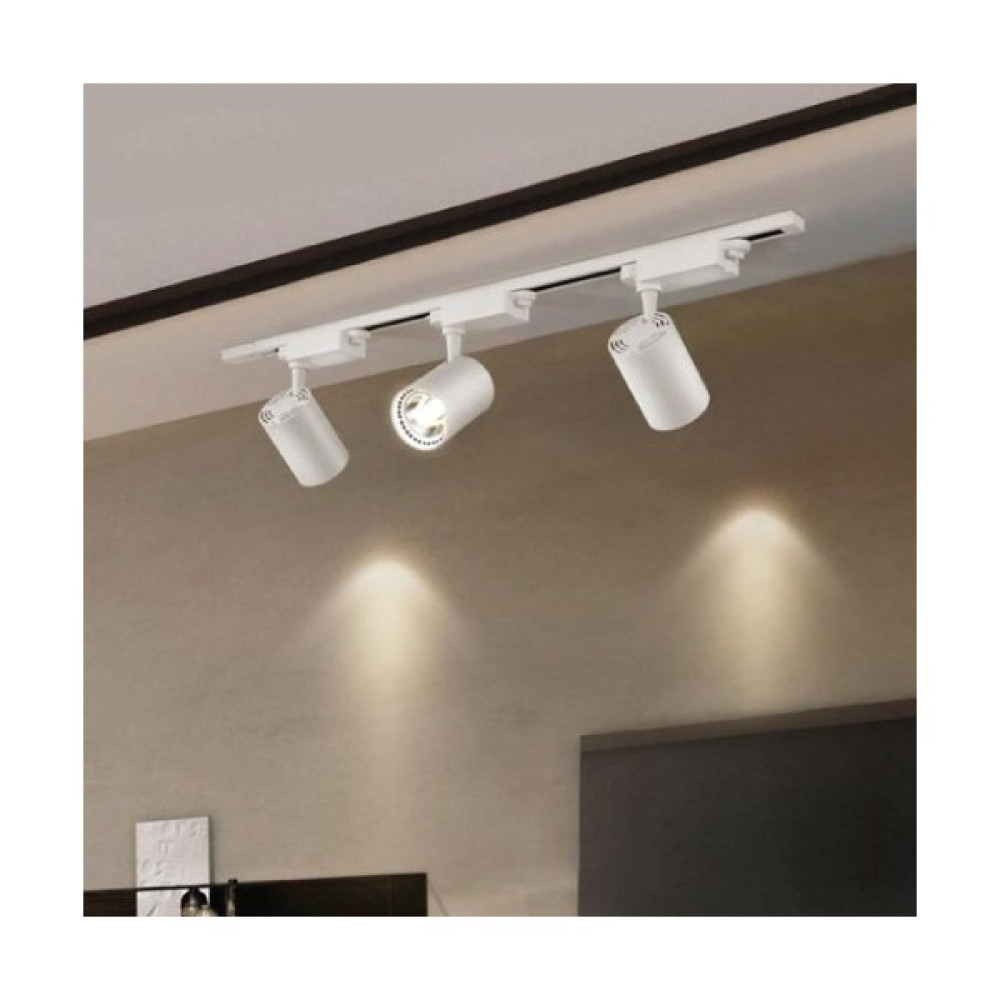Hero Led 3 Adet Beyaz Kasa 30W Ray Spot+1 Mt. Raylı Mağaza ve Vitrin Armatürü – BEYAZ IŞIK Spot Fiyatı
