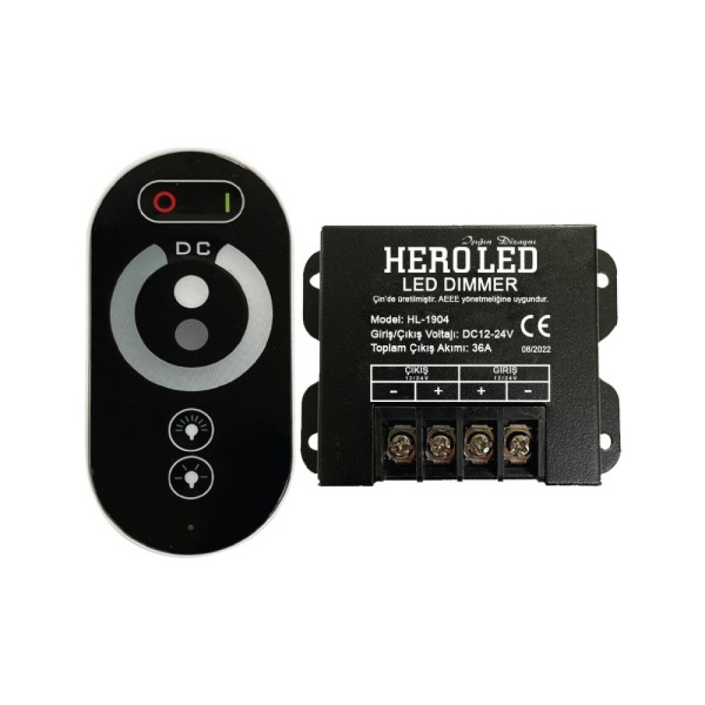 Hero Led 36A Dokunmatik Touch LED Dimmer Uzaktan Kumanda ve Kontrol Cihazı Led Aydınlatmalar Fiyatı