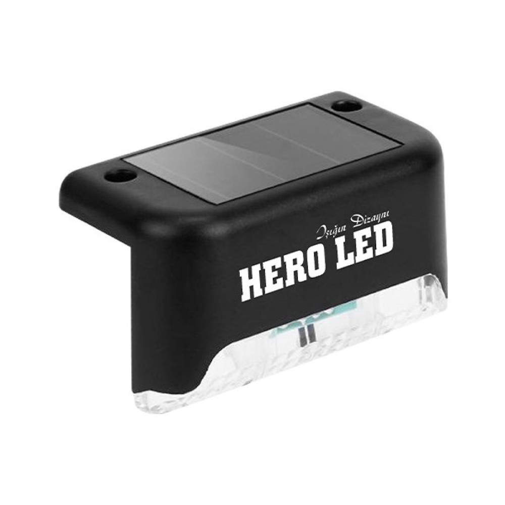 Hero Led 4 Adet Solar Güneş Enerjili Şarj Edilen Köşebent Merdiven Veranda Bahçe LED Lamba 3200K - Gün Işığı Dış Mekan & Bahçe Oyuncakları Fiyatı
