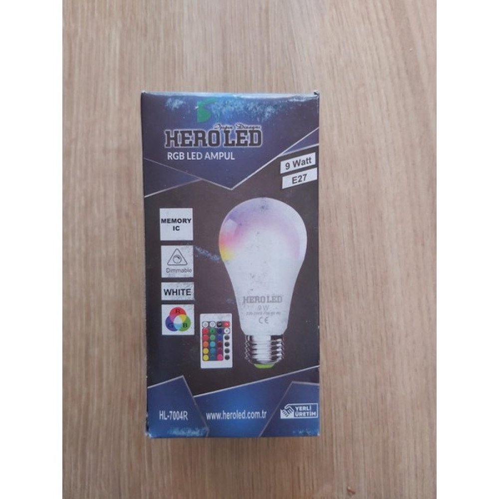 Heroled Rgb 9 Watt LED Ampul Led Aydınlatmalar Fiyatı
