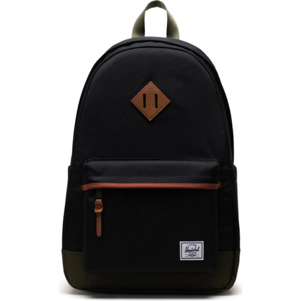 Herschel Heritage Unisex Sırt Çantası - Siyah/Sarmaşık Yeşili/Açık Kırmızı Erkek Sırt Çantası Fiyatı