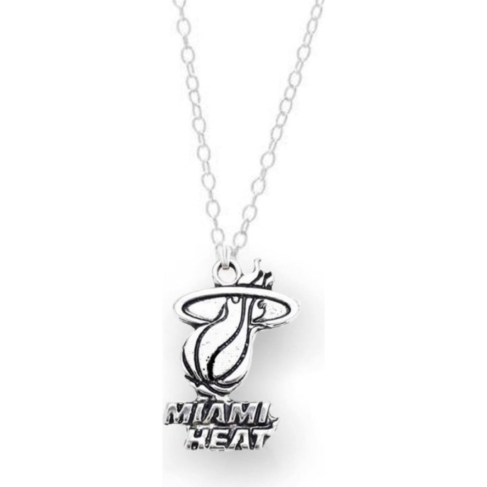 Herşey Nota Miami Heat Nba Takımı Unisex Kolye - Gümüş - 60 cm Bijuteri Kolye Fiyatı