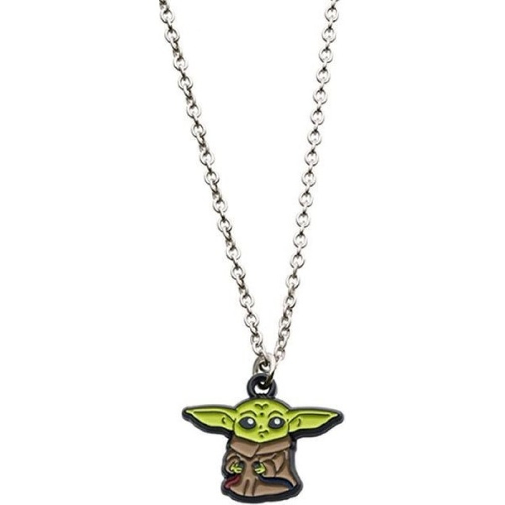 Herşey Nota Star Wars Baby Yoda Grogu Kolye - Gümüş - 60 cm Bijuteri Kolye Fiyatı