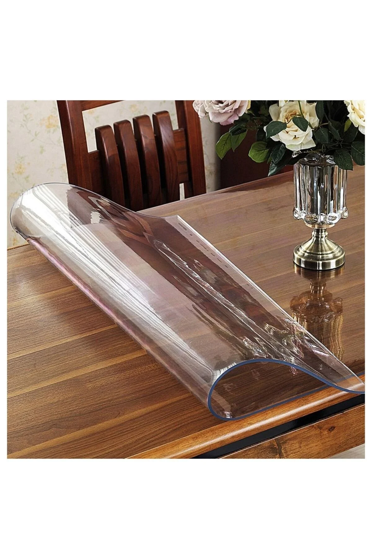 Herseyygüzell Şeffaf 1.5 Mm Kalınlık Pvc Mika Masa Koruyucu 90 x 130 Beden" Masa Örtüsü Fiyatı