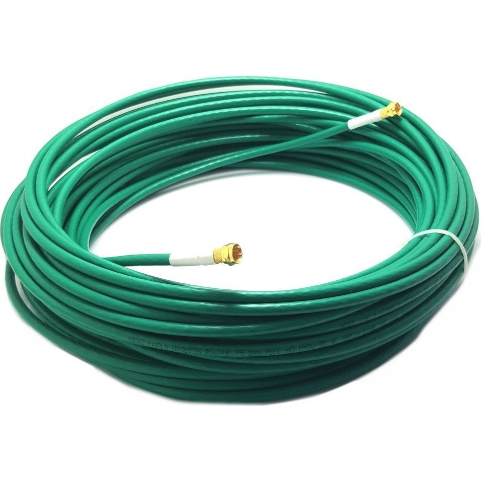 Herz 25METRE Yeşil RG6U6 Anten Kablosu Full Hd 4K Uydu Kablosu Fiyatı