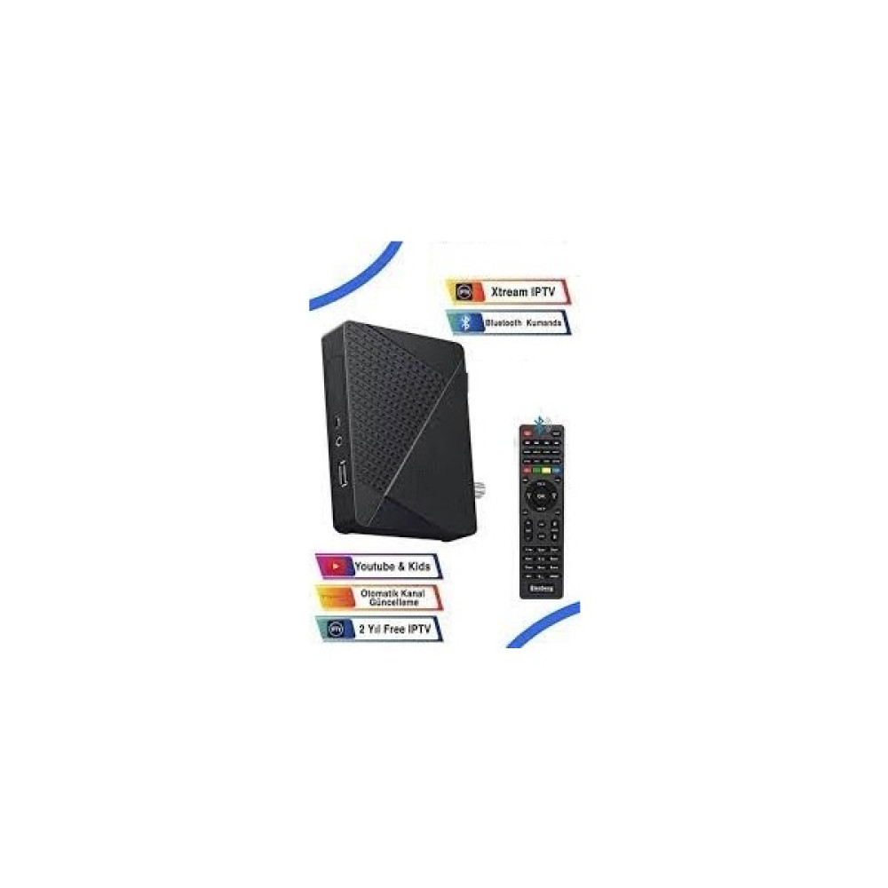 Herz Gümüş Bluetooth Kumanda Fullhd Uydu Alıcısı - Siyah Uydu Alıcıları Fiyatı