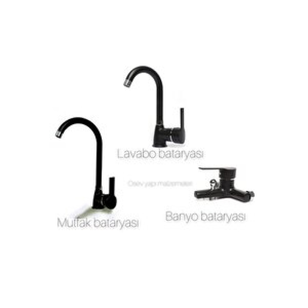 Hesaplı Çarşım 3 Lü Set Mutfak Banyo Ve Lavabo Bataryası Bataryalar Fiyatı