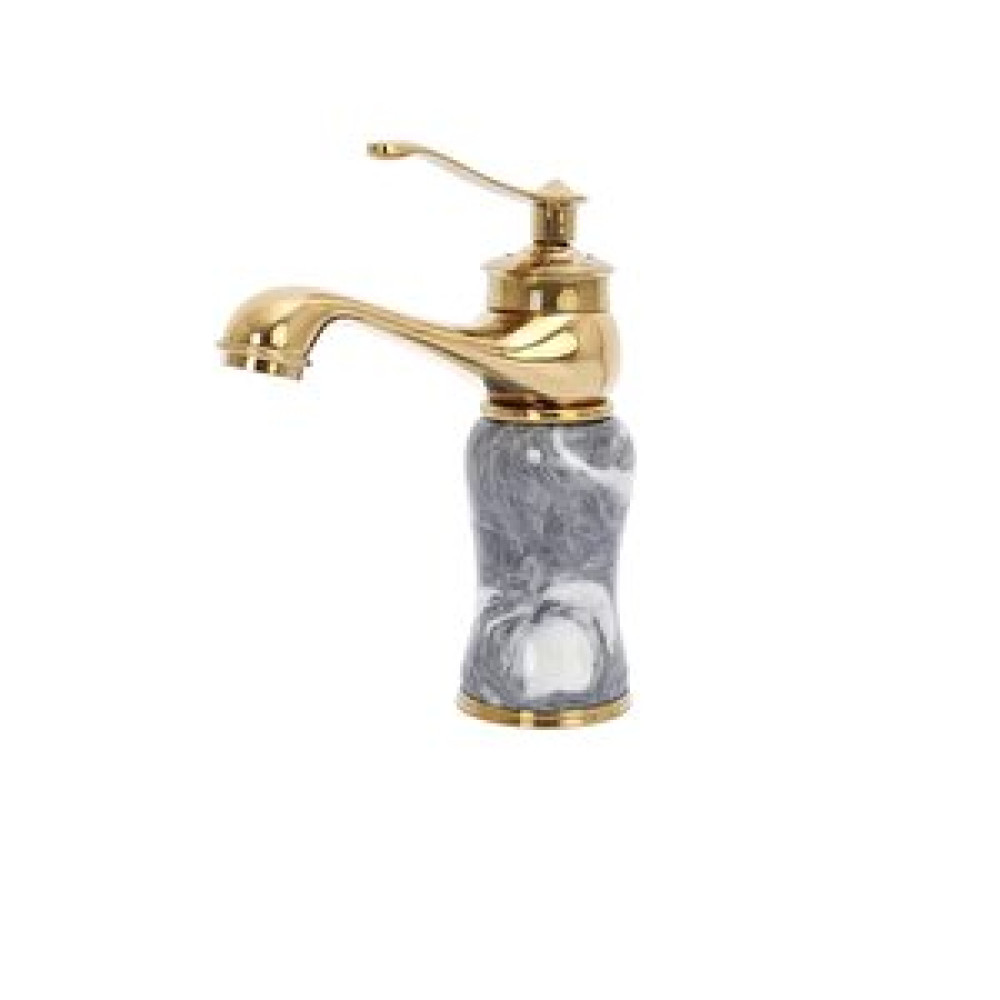 Hesaplı Çarşım Gold Mermer Desen Lavabo Bataryası Bataryalar Fiyatı