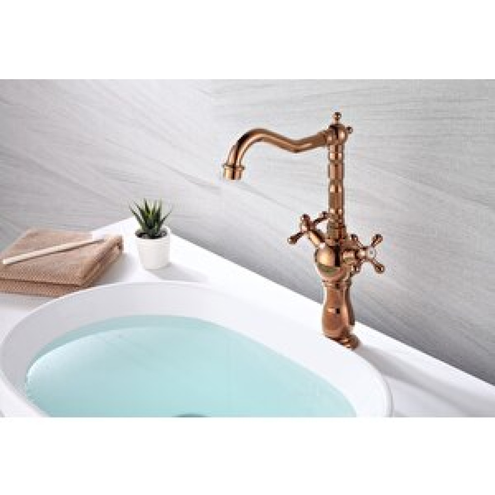 Hesaplı Çarşım Pirinç Rustik Bakır (rose Gold) Çanak Lavabo Banyo Bataryası Bataryalar Fiyatı