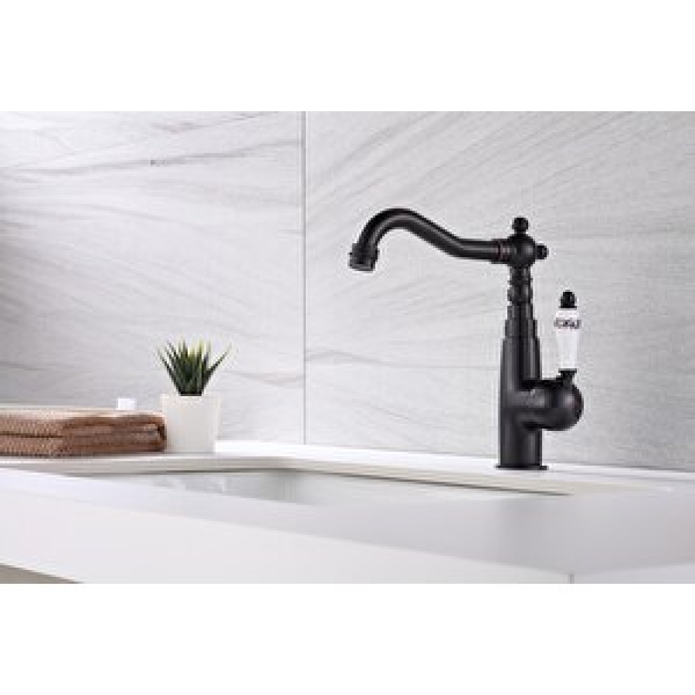 Hesaplı Çarşım Pirinç Siyah Rustik Lavabo Bataryası Bataryalar Fiyatı