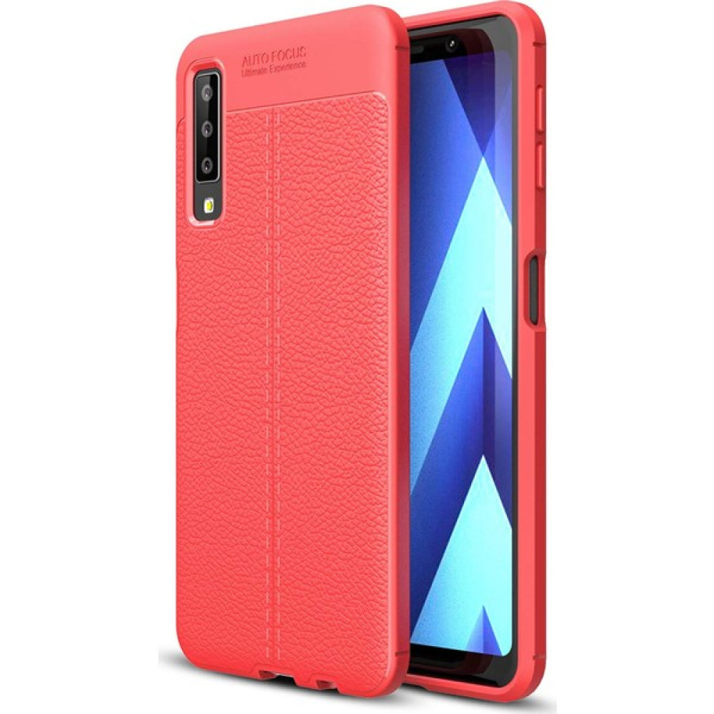 Hesaplı Dünya Samsung Galaxy A7 2018 Kılıf (A750) Koruyucu Esnek Tpu Silikon Kırmızı Hns Cep Telefonu Kılıfı Fiyatı