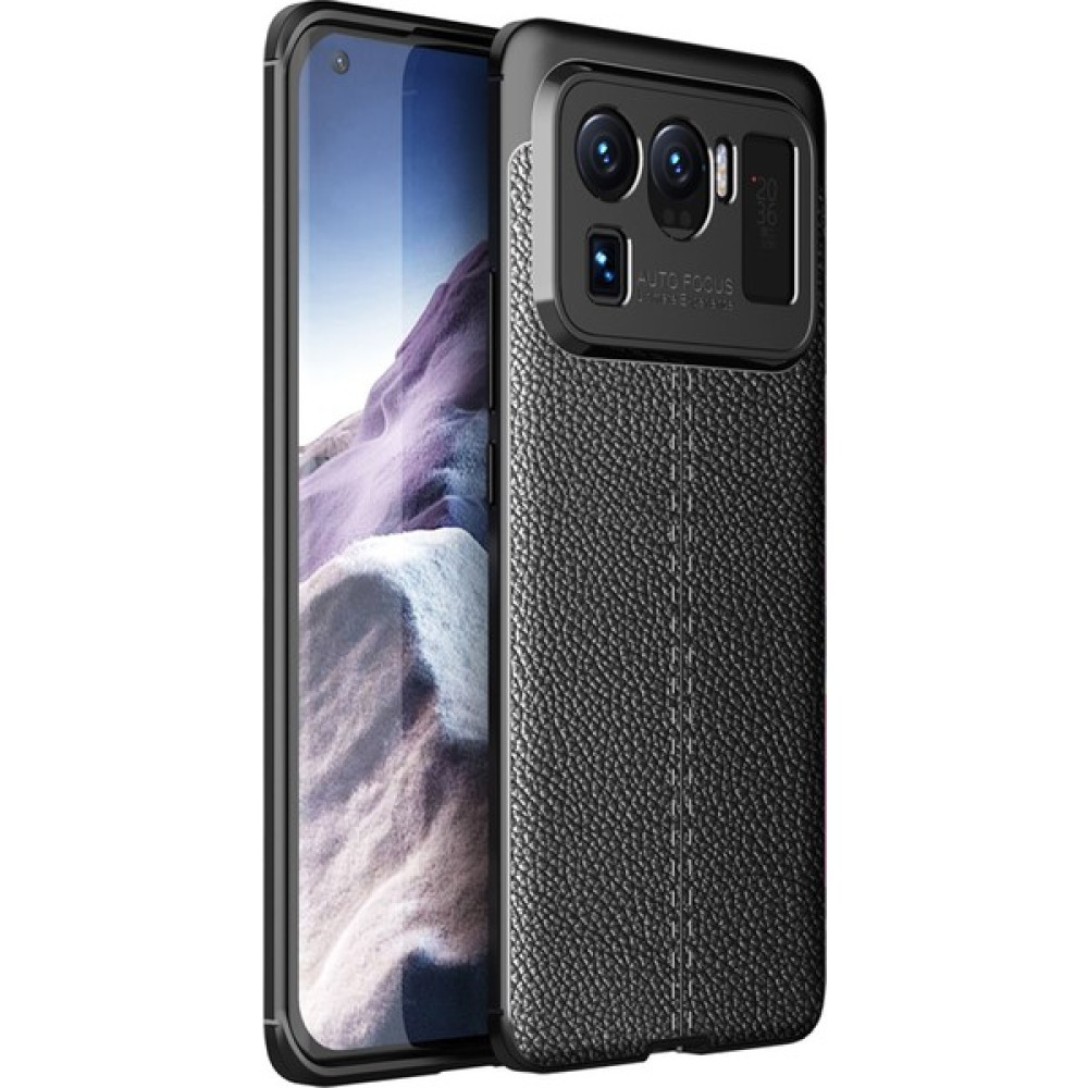 Hesaplı Dünya Xiaomi Mi 11 Ultra Uyumlu Kılıf Esnek Silikon Koruyucu Tpu Deri Dokulu Hns - Siyah Cep Telefonu Kılıfı Fiyatı