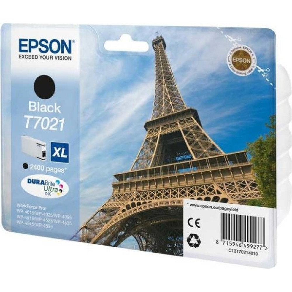 Hesaplı Pazar HPZR Epson T7021XL C13T70214010 Siyah Kartuş Tonerler Fiyatı