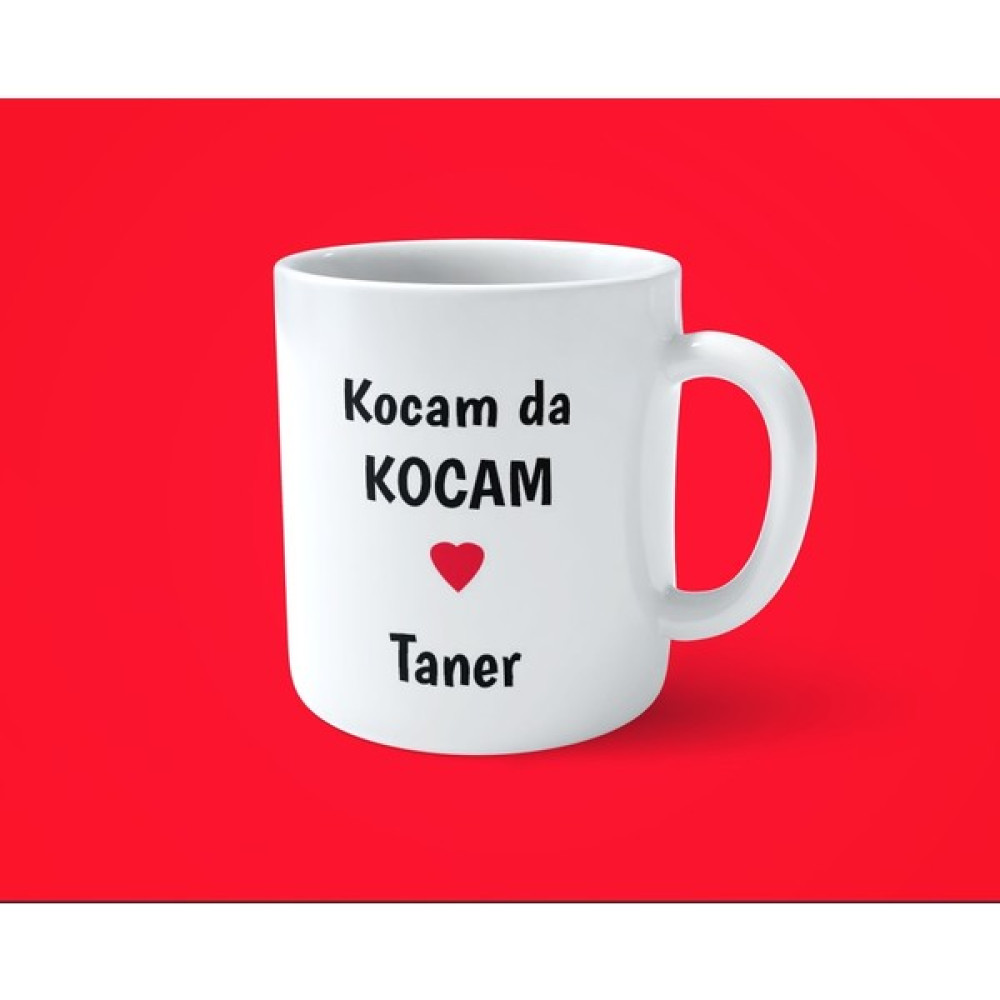 Hesaplısı Burada Kocam Da Kocam , Karım Da Karım Isimli 2'li Baskılı Kupa Bardak - Beyaz Fincan / Bardak / Kahve Takımı Fiyatı