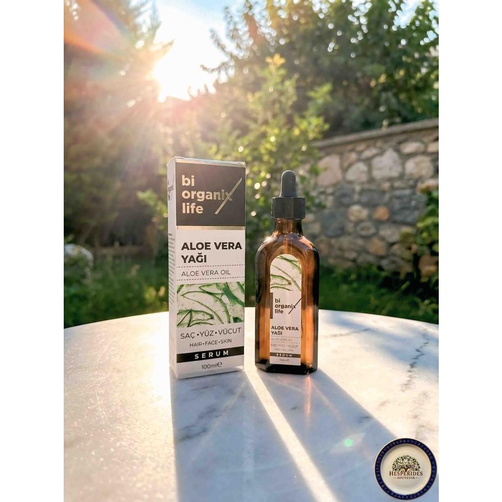 Hesperides Souvenirs Aleo Vera Yağı Serumu 100 ml - Aydınlatıcı ve Nemlendirici Cilt & Saç Bakım Yağı - Aloe Vera Yağı Serumu Diğer Fiyatı